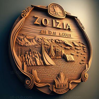 3D model Izola in Slovenia (STL)